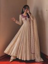 Jf 058 Crush Embroidery Thread Work Gown